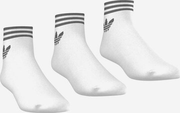 Regular Chaussettes 'Island Club Trefoil ' ADIDAS ORIGINALS en blanc