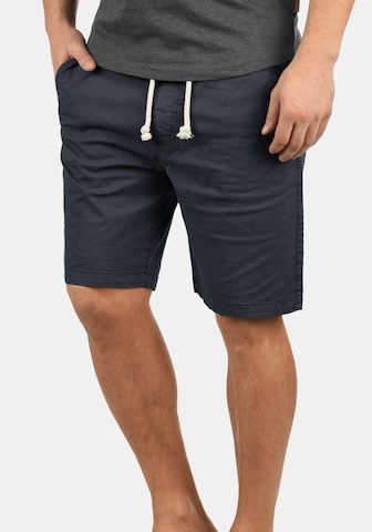 INDICODE JEANS Regular Chino trousers 'Abbey' in Blue: front