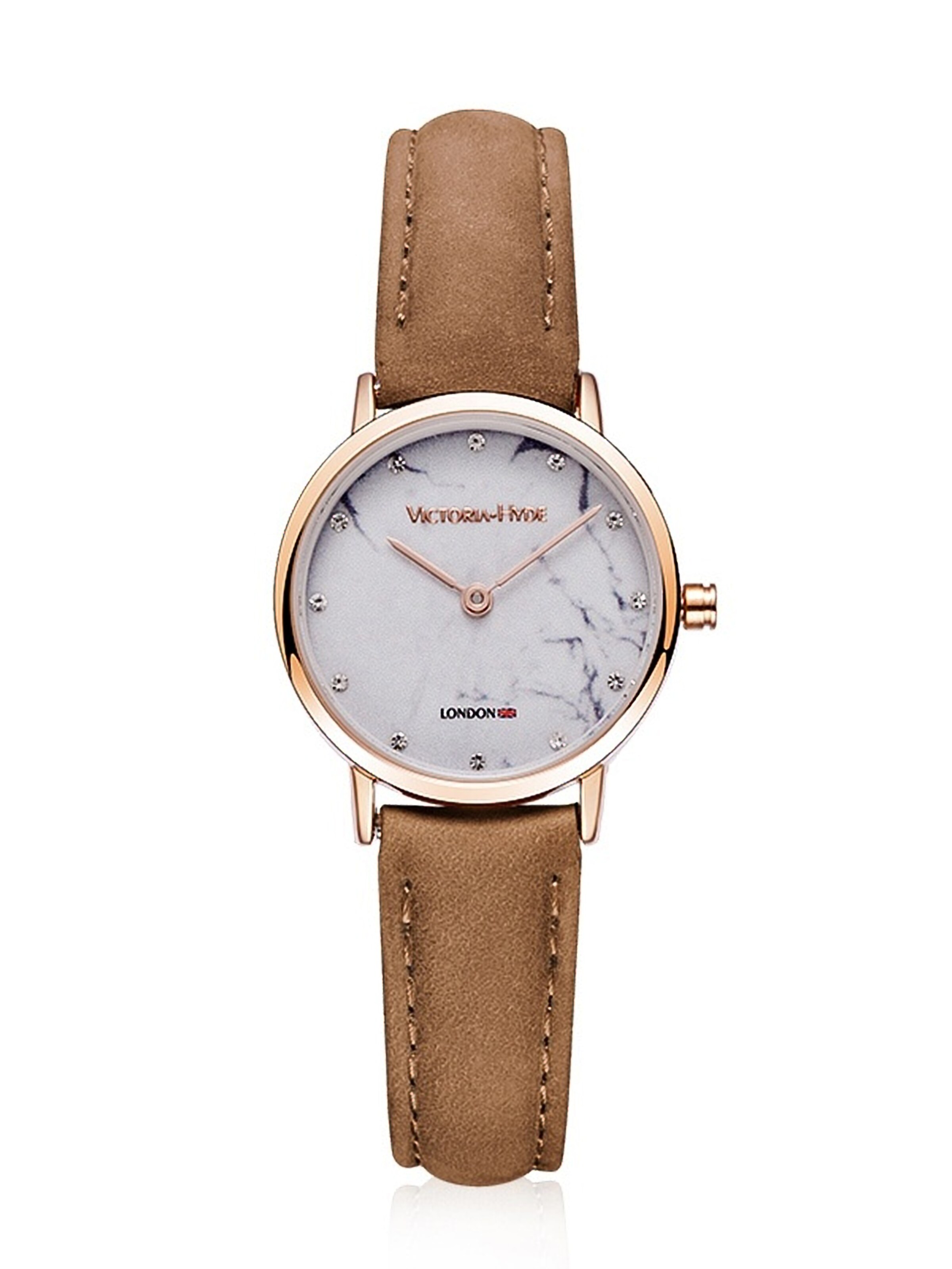 Victoria Hyde Armbanduhr in Braun: Vorderseite