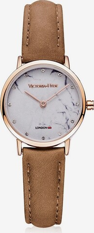 Victoria Hyde Analoog horloge in Bruin: voorkant