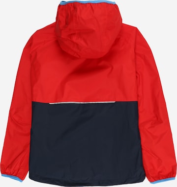 raudona JACK WOLFSKIN Laisvalaikio striukė 'Rainy Days'