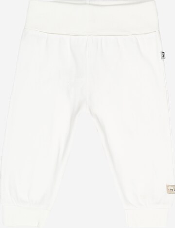 JACKY Normalny krój Spodnie 'LAMA' w kolorze biały: przód