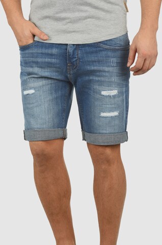 INDICODE JEANS Regular Jeansshorts 'Hallow' in Blau: predná strana