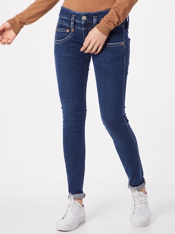 Herrlicher Skinny Jeans 'Pitch' in Blauw: voorkant