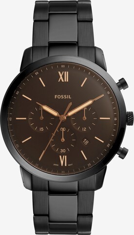 FOSSIL Analog klocka 'Neutra Chrono' i svart: framsida