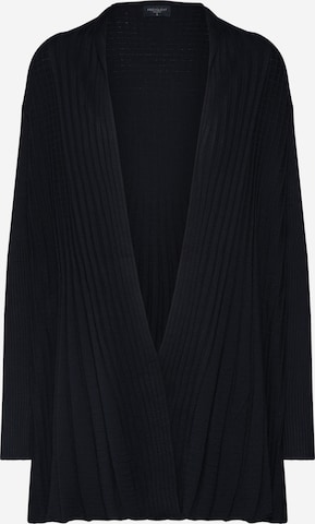 Freequent Плетена жилетка 'CLAUDISSE' в черно: отпред