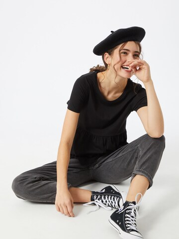 ONLY T-Shirt 'ONLAyca' in Schwarz