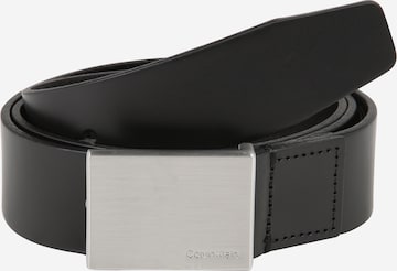 Calvin Klein Opasek 'Formal Plaque' – černá: přední strana