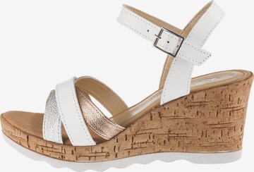 s.Oliver Sandalen met riem in Wit