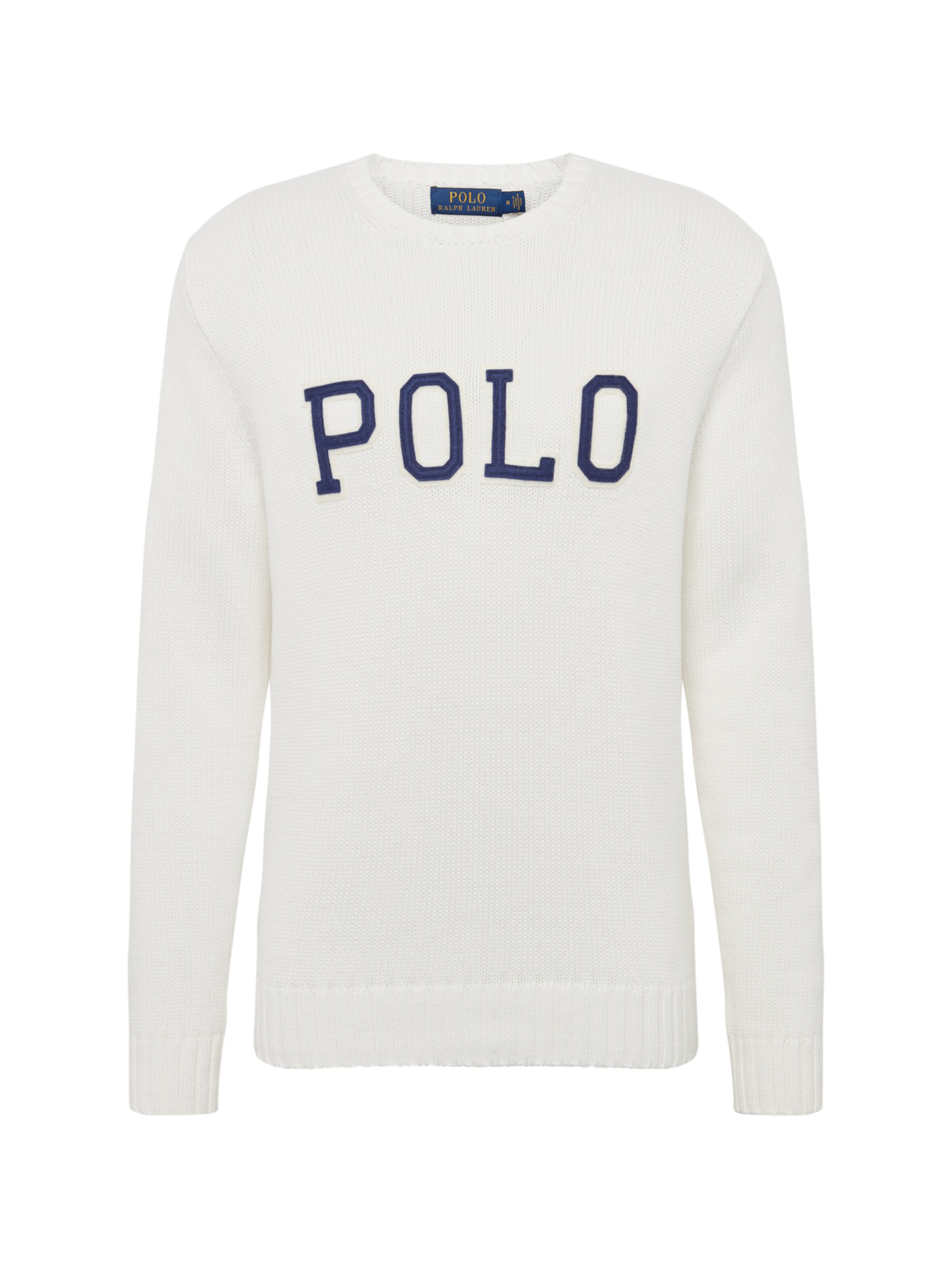 POLO RALPH LAUREN - Trui 'LOGO CN-LONG SLEEVE-SWEATER' in de kleur Nachtblauw