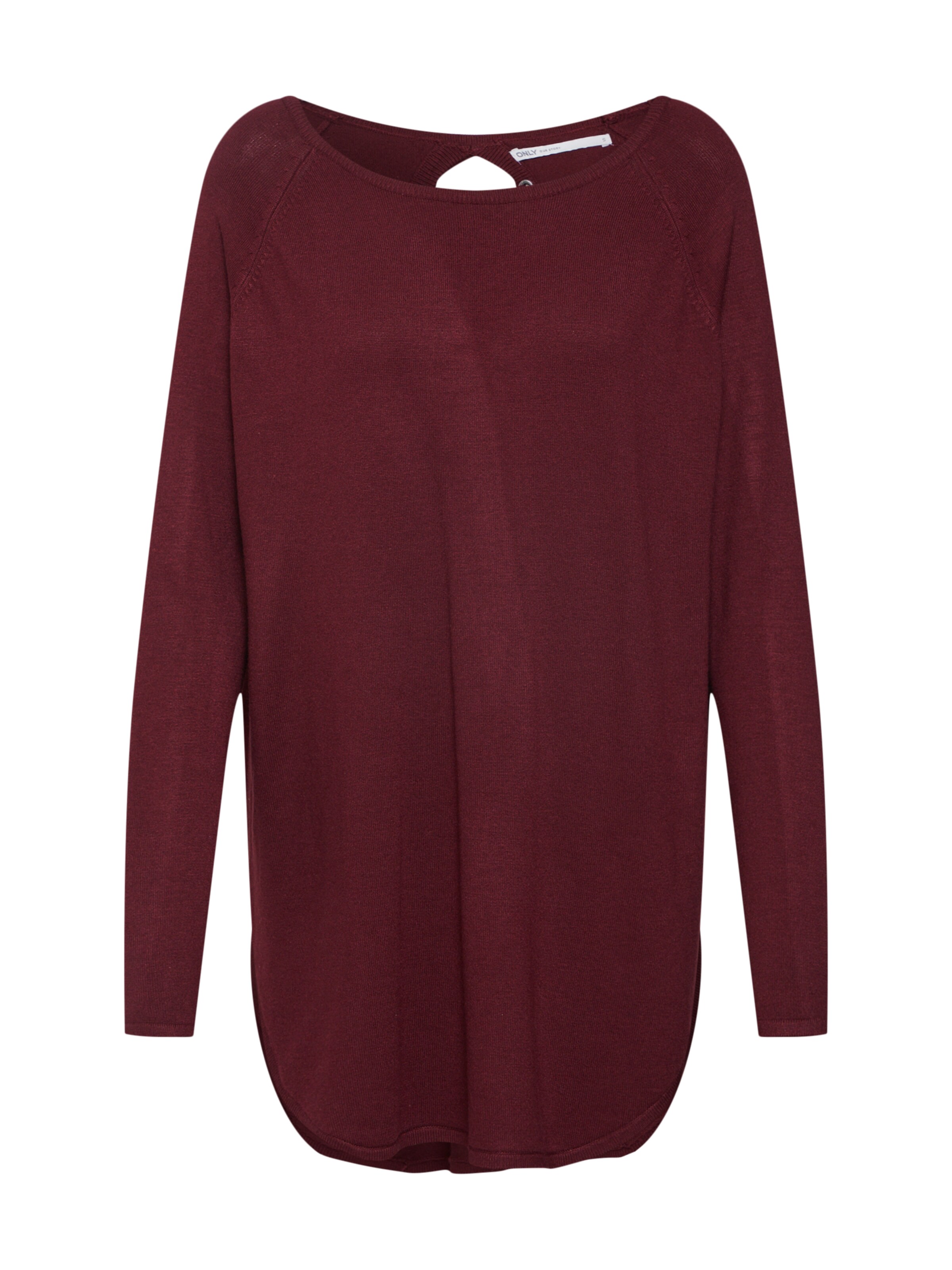 ONLY - Trui 'MATINA' in de kleur Wijnrood