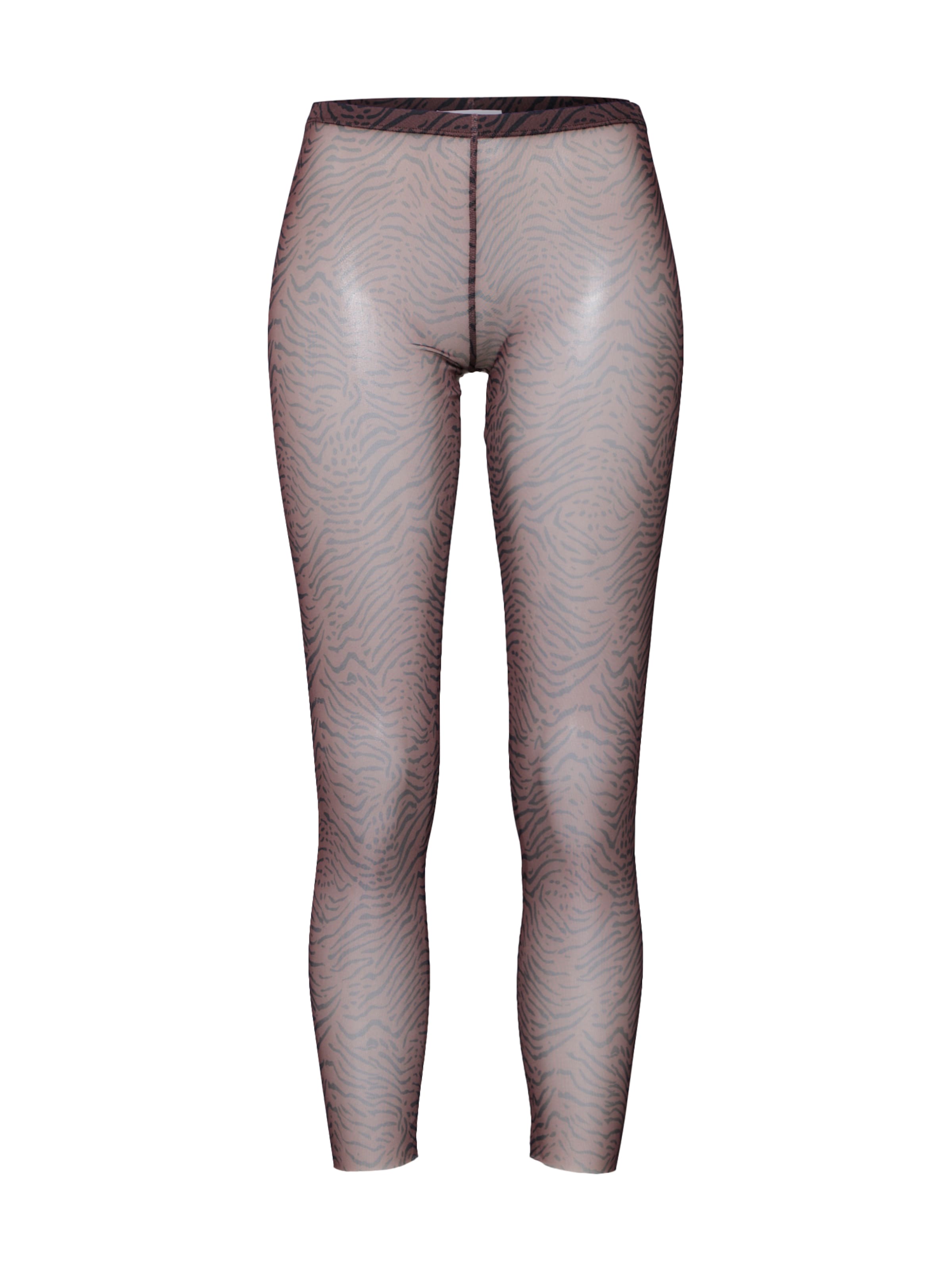 brūns EDITED Šaurs Legingi 'Marten': no priekšpuses