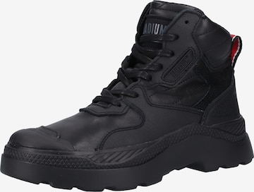 Palladium High-Top Sneakers in Black: front