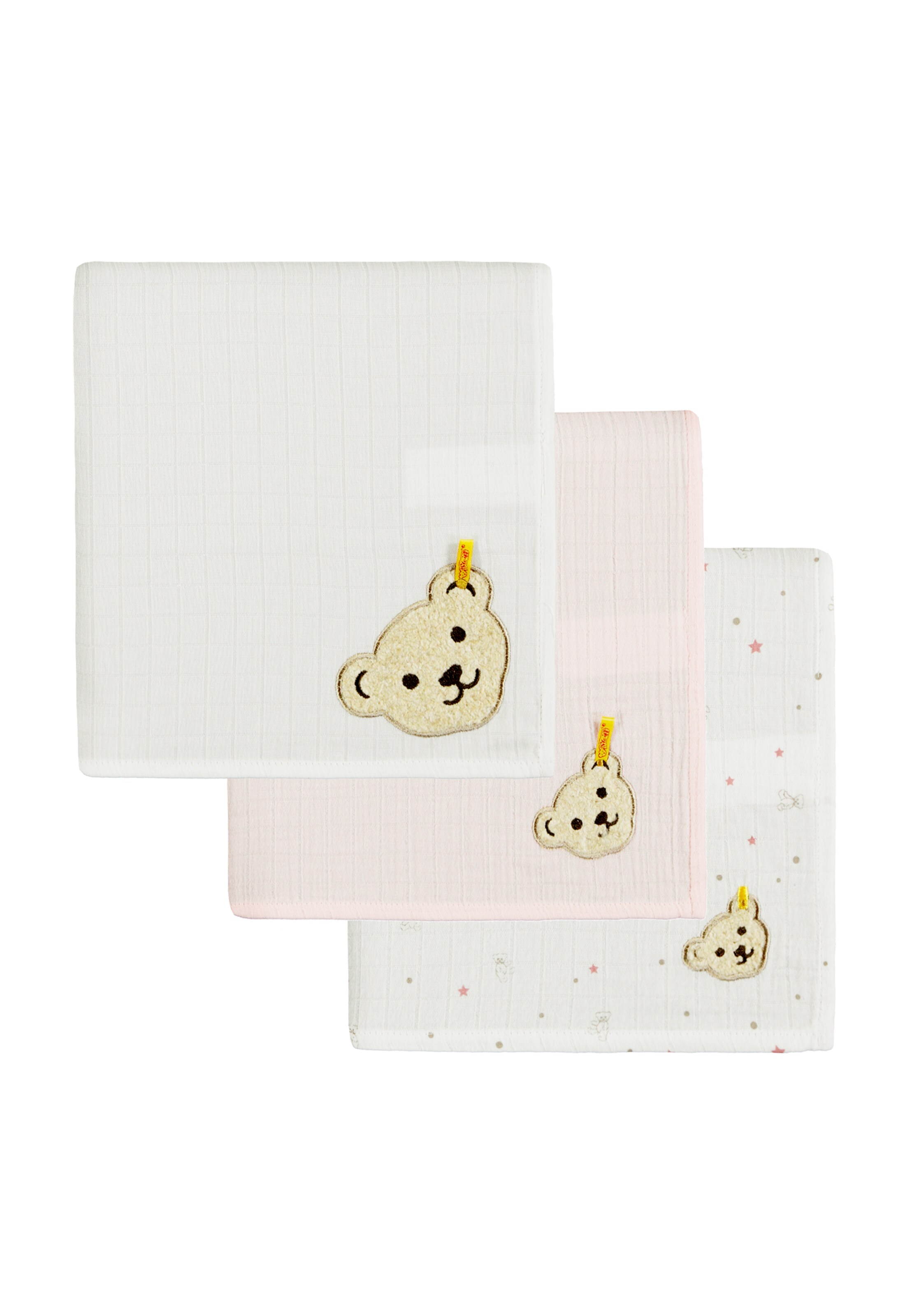 STEIFF - Spucktücher Geschenkbox in creme