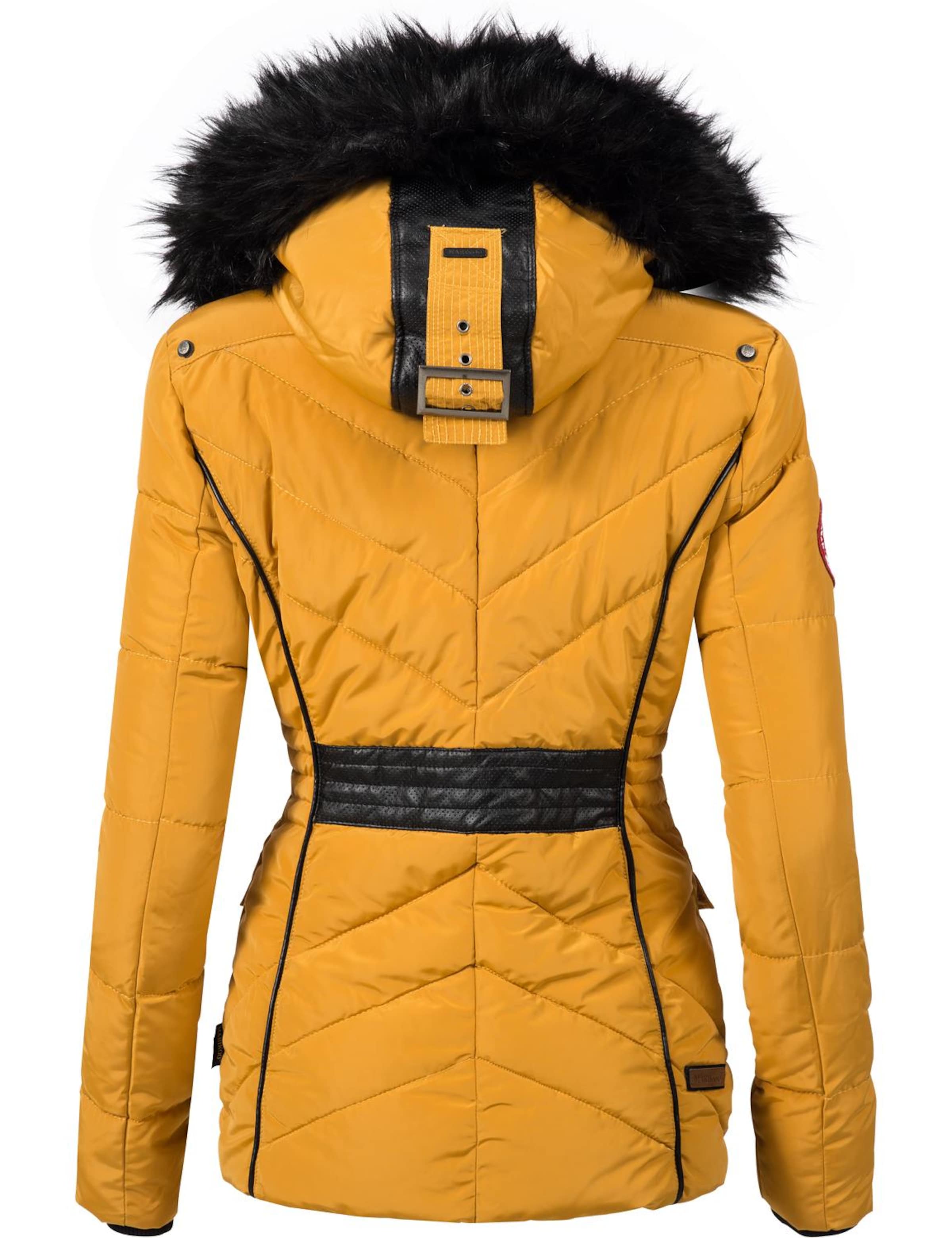 MARIKOO Zimska jakna 'Vanilla' | rumena barva