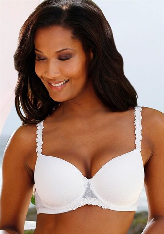 Balconnet Soutien-gorge LASCANA en blanc : devant