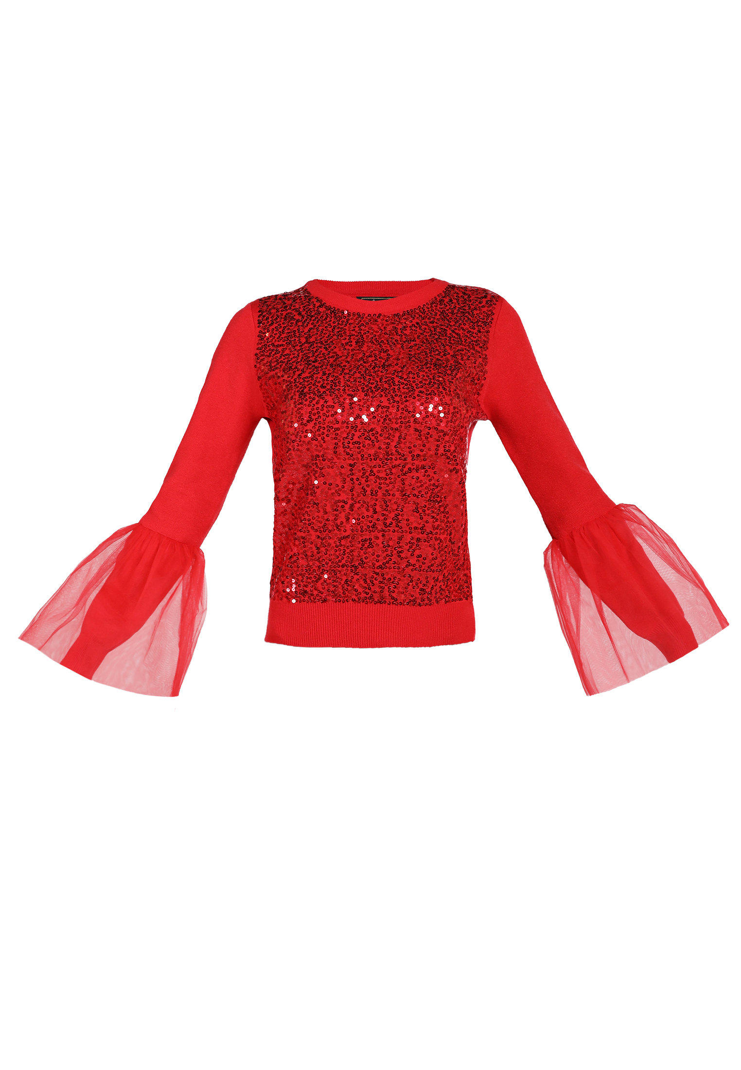 Odzież Kobiety faina Sweter w kolorze Czerwonym 