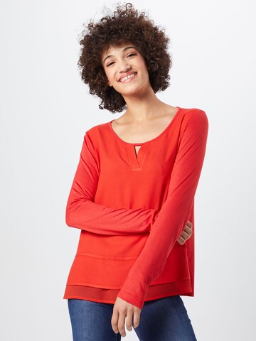 TOM TAILOR Blouse in Rood: voorkant