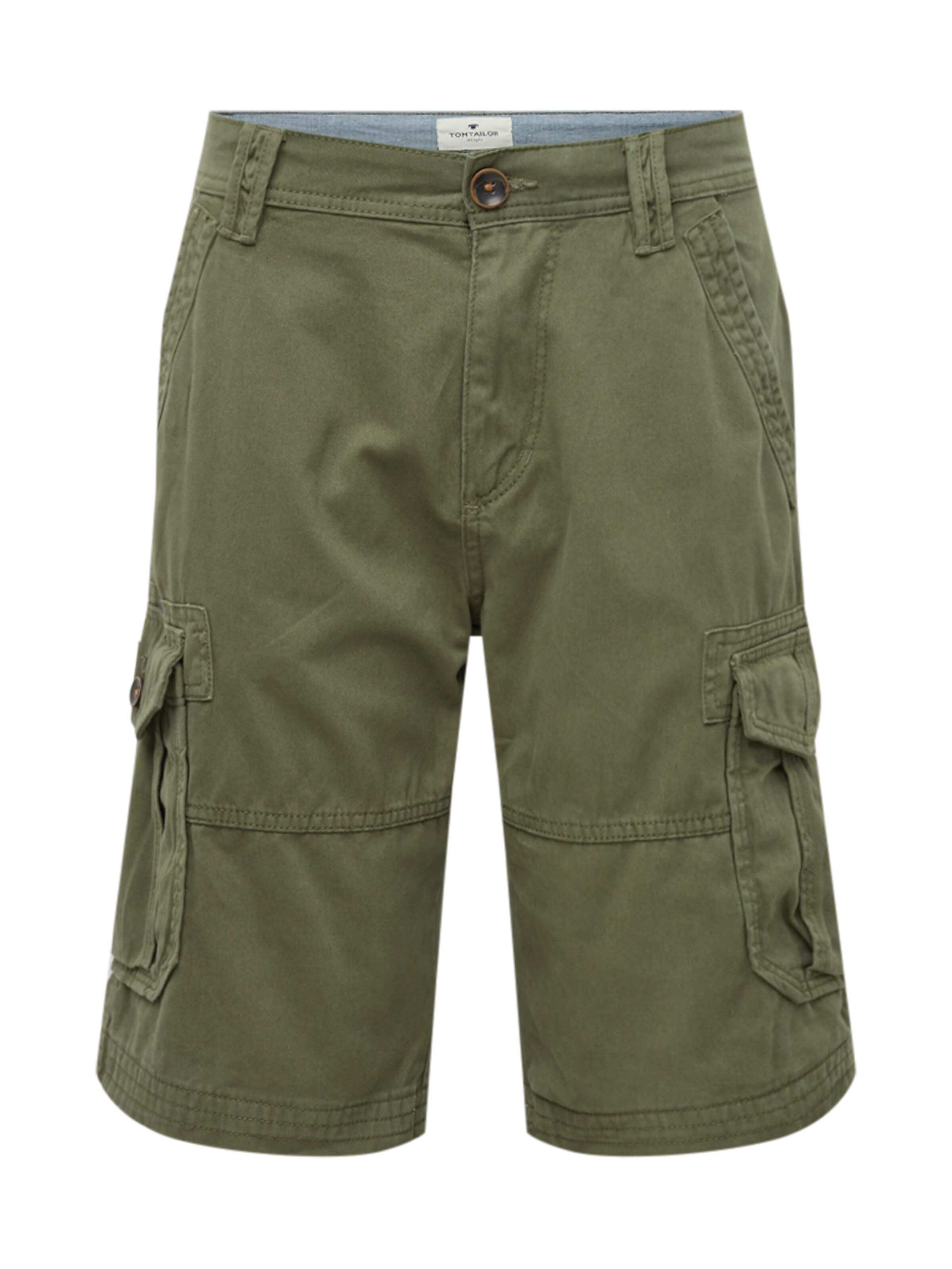 TOM TAILOR - Cargobroek in de kleur Donkergroen