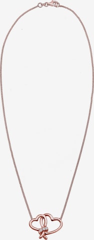 Elli DIAMONDS Necklace 'Herz' in Gold: front