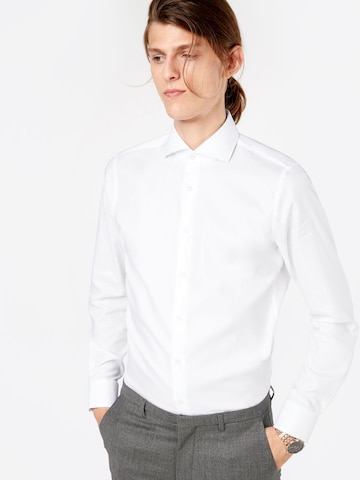 JOOP! Slim fit Overhemd 'Panko' in Wit: voorkant
