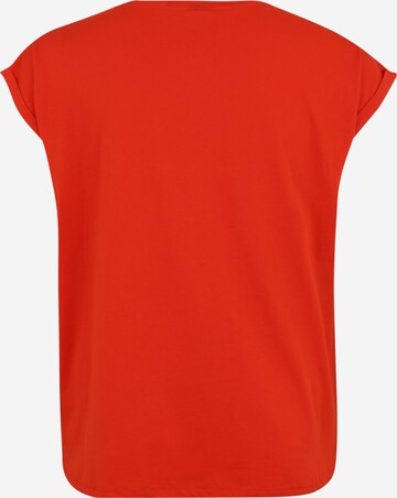 T-shirt Urban Classics en rouge : derrière