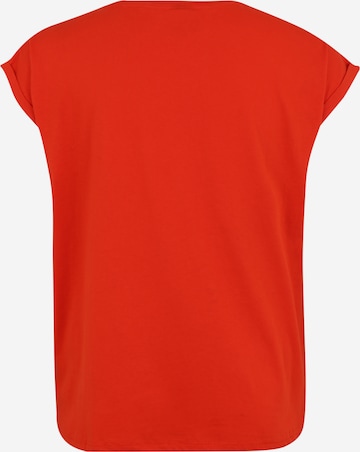 T-shirt Urban Classics en rouge : derrière