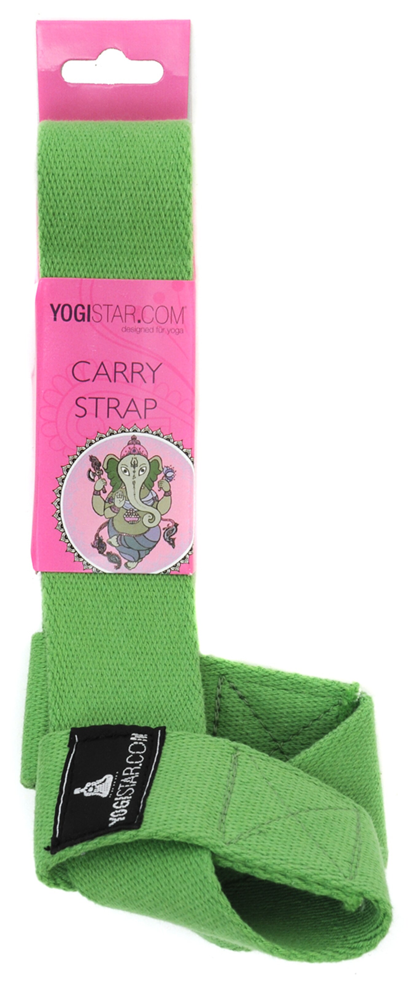 YOGISTAR.COM Accessory 'Carry Strap' in Green: front
