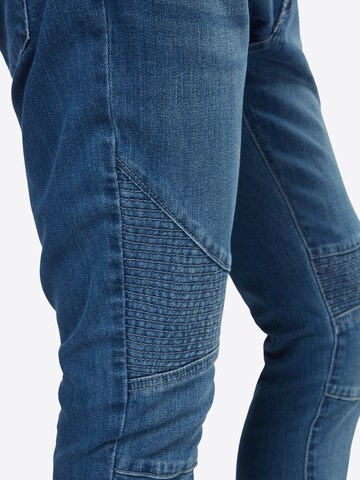 Urban Classics Skinny Jeans 'Slim Fit Biker' in Blue