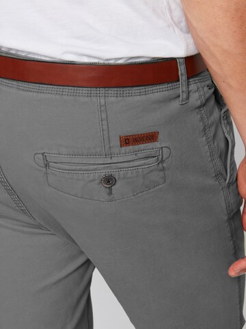 INDICODE JEANS Regular Chino 'Nelson' in Grijs