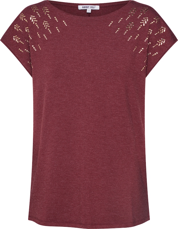 ABOUT YOU Shirt in Bordeaux