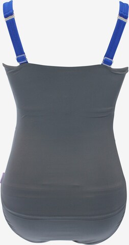 petit amour Bandeau Tankini 'Alena' in Grey