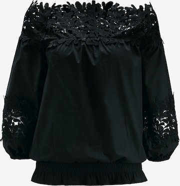 heine - Blusa en negro: frente