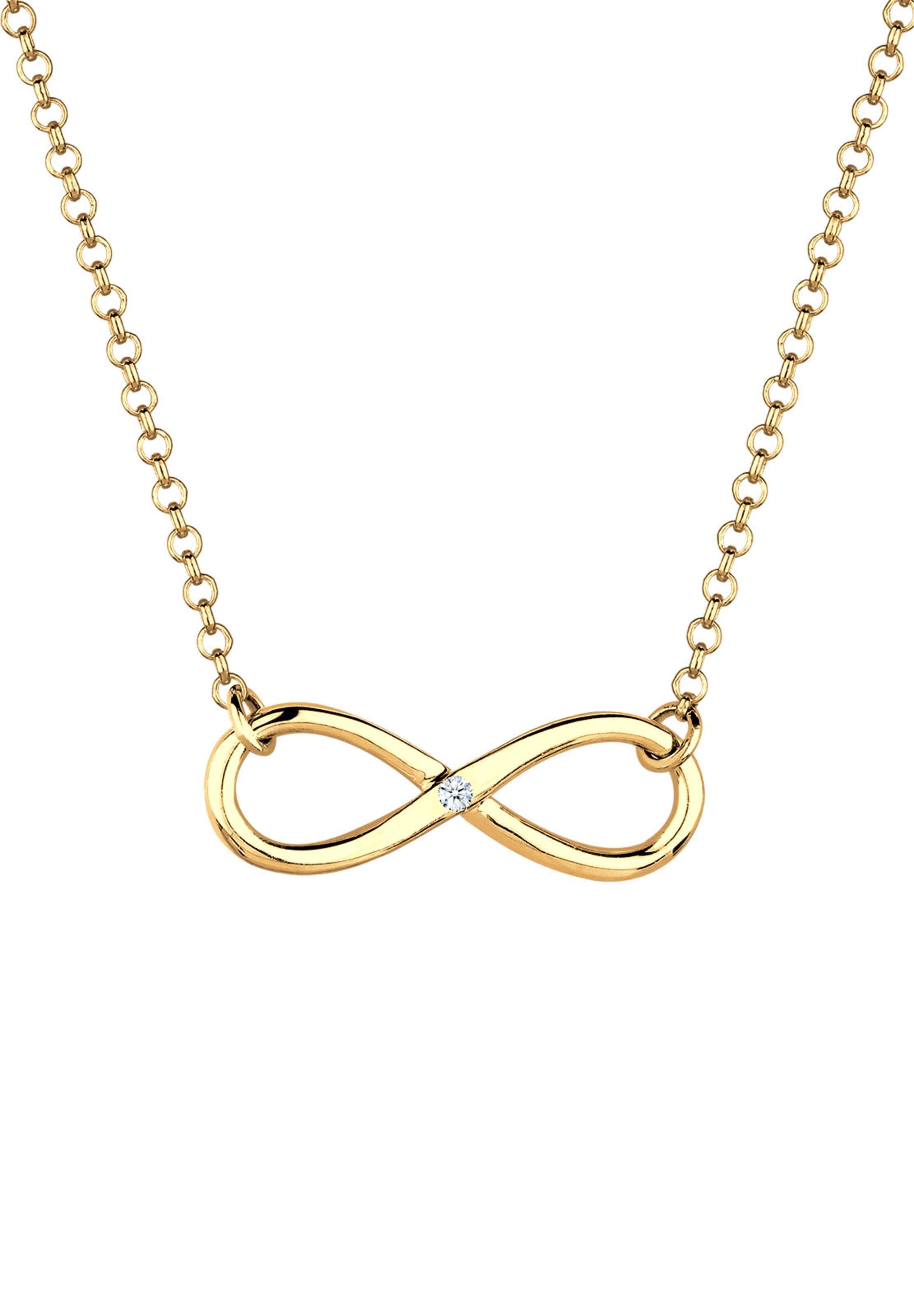 Elli DIAMONDS Kette 'Infinity' in Gold