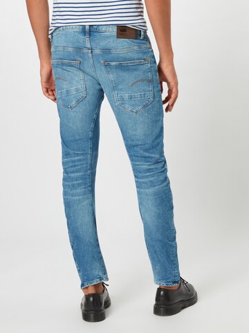 Coupe slim Jean G-Star RAW en bleu