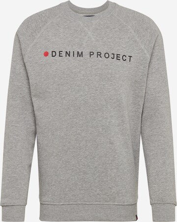 Sweat-shirt Denim Project en gris : devant