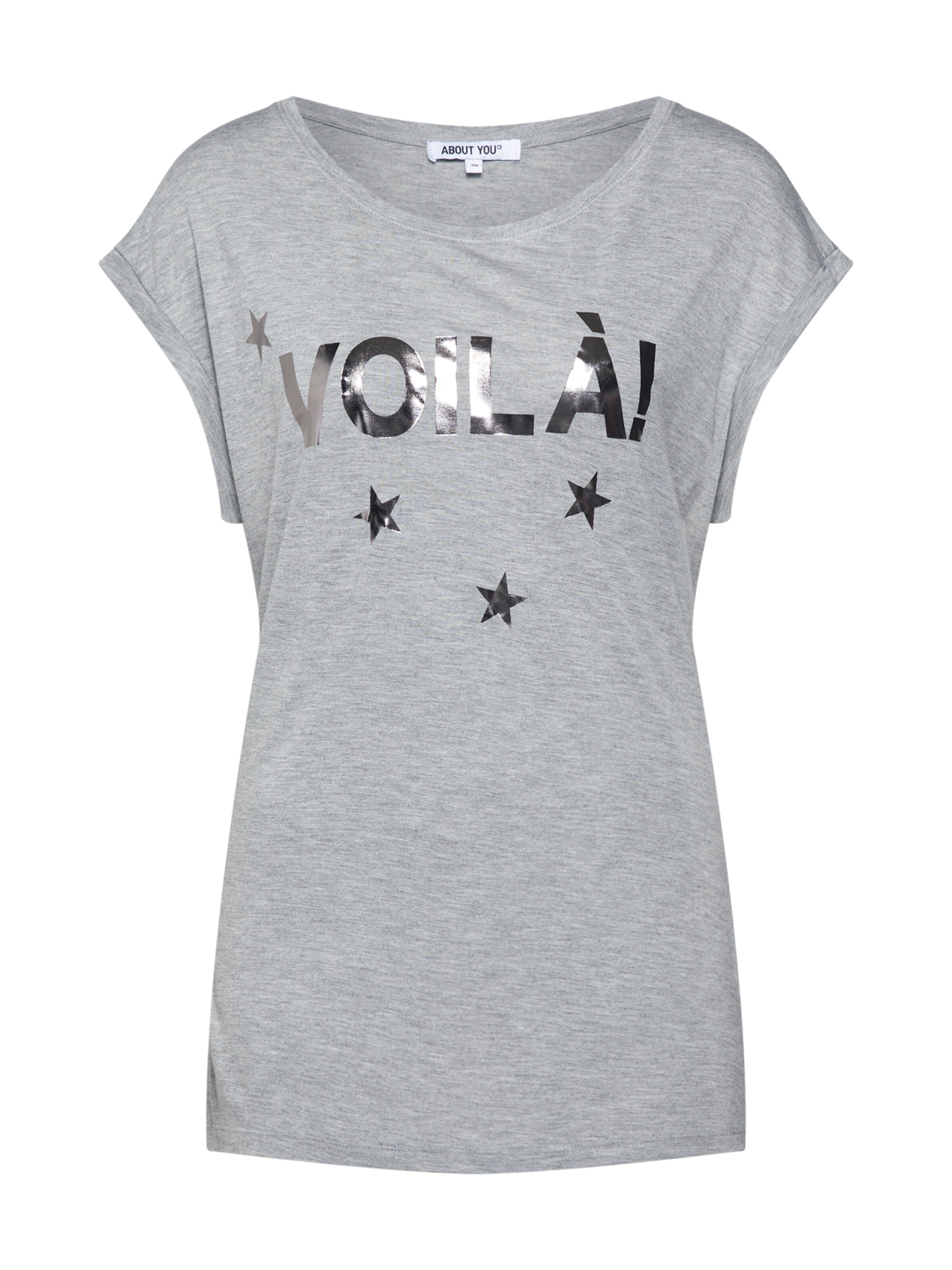 ABOUT YOU - Shirt 'Corinna Shirt' in de kleur Grijs gemêleerd