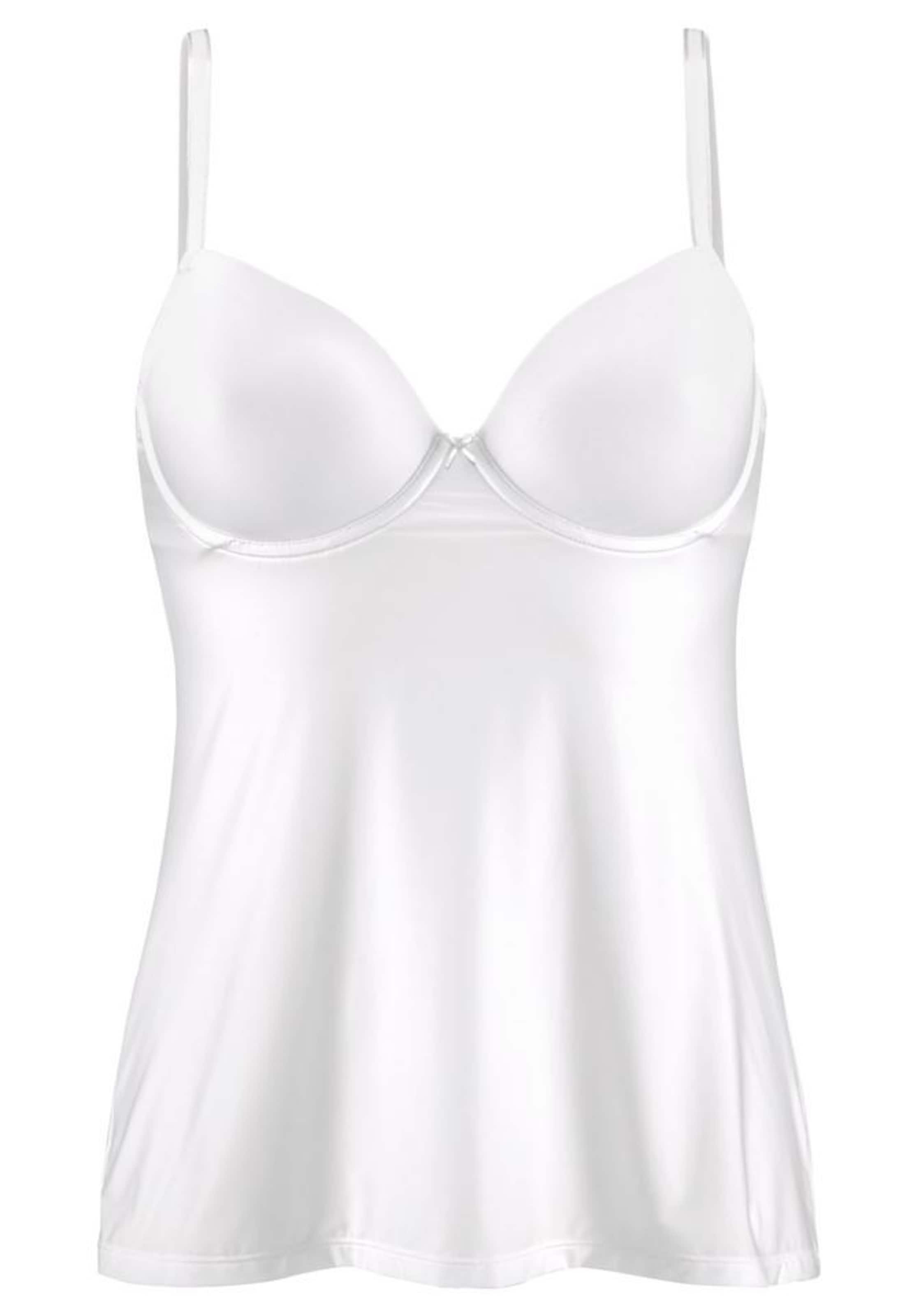 LASCANA Undershirt in White: front