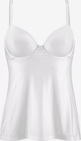 Maillot de corps LASCANA en blanc : devant