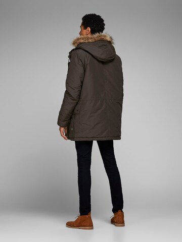 JACK & JONES Winterparka in Bruin