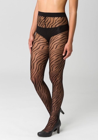 PETITE FLEUR GOLD Strumpfhose in Schwarz