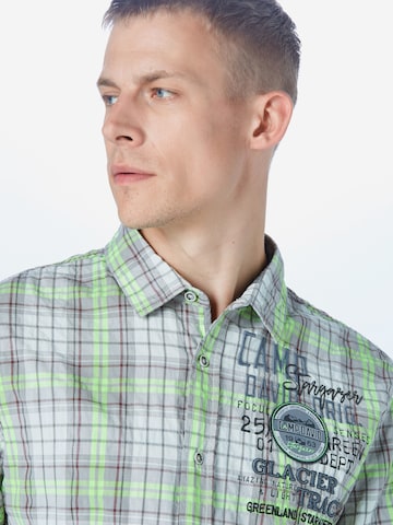 CAMP DAVID Regular fit Button Up Shirt in White