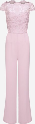 Chi Chi London Jumpsuit 'Alicia' in Roze: voorkant