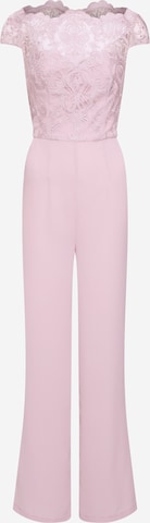 Chi Chi London Jumpsuit 'Alicia' in Roze: voorkant