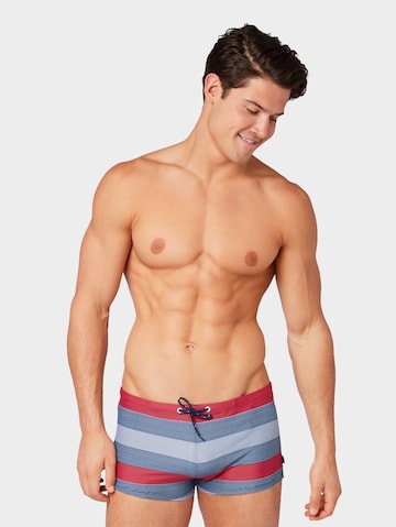 TOM TAILOR Board Shorts in Blue: front