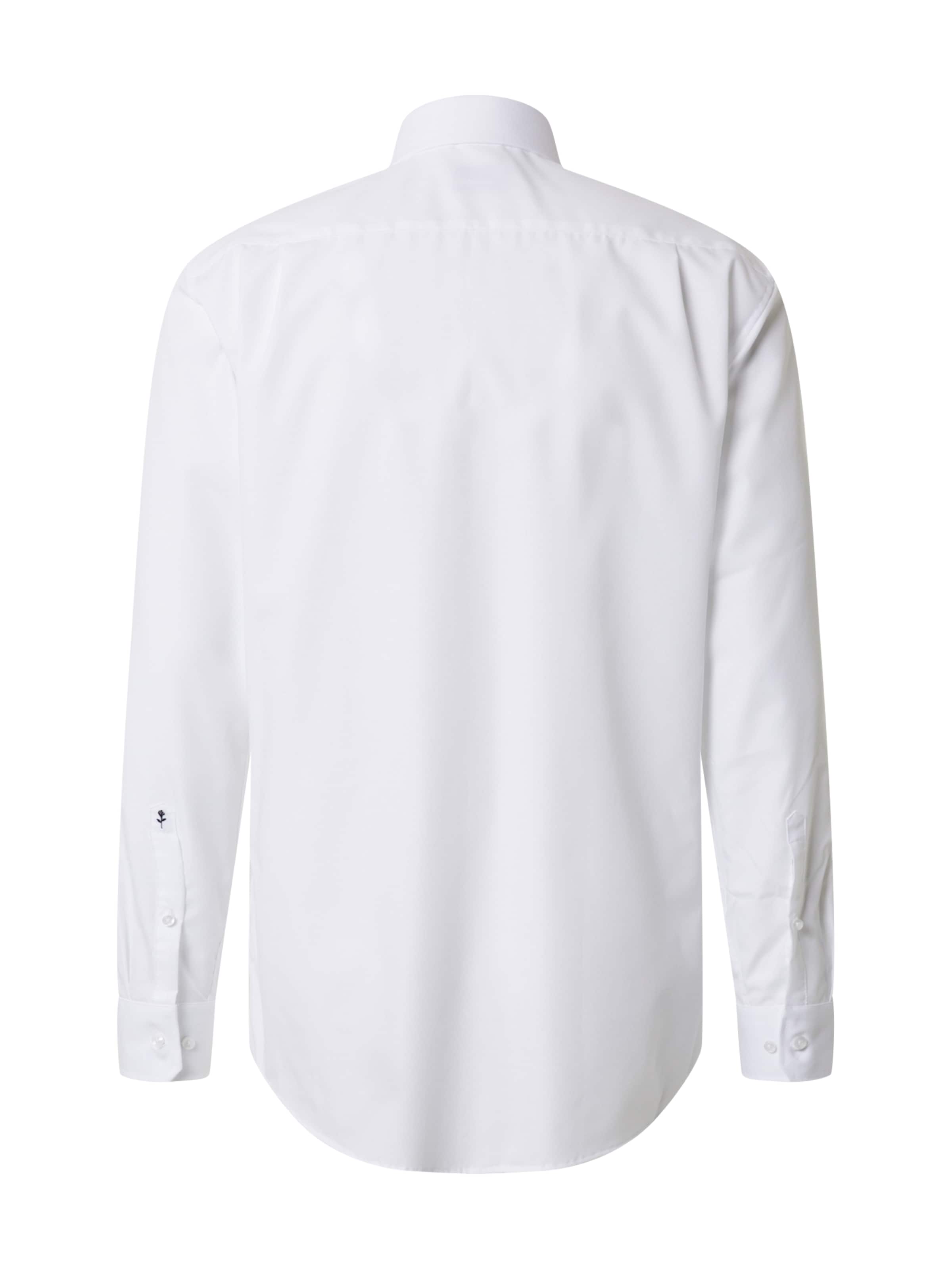 SEIDENSTICKER Regular fit Πουκάμισο για το γραφείο σε λευκό