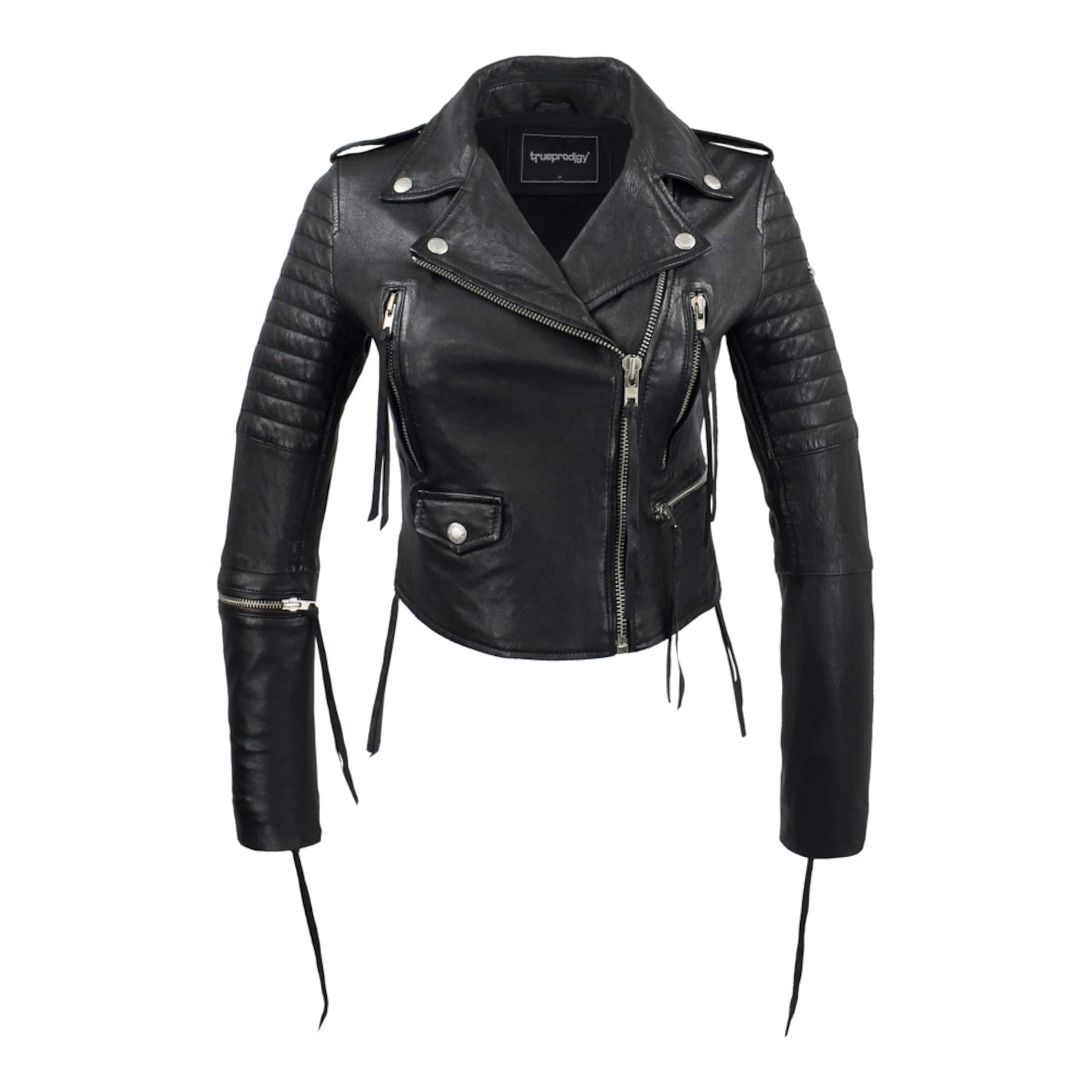 Geacă de primăvară-toamnă 'Jade' de la trueprodigy pe negru: față