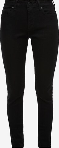 QS Skinny Jeans i svart: framsida