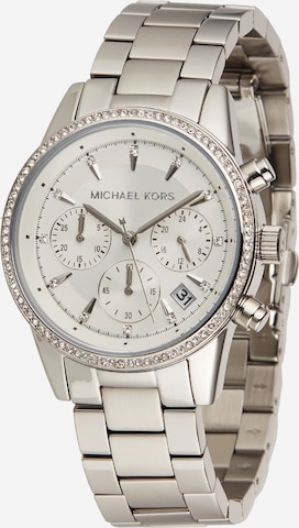 Montre à affichage analogique 'MK6428' Michael Kors en argent : devant