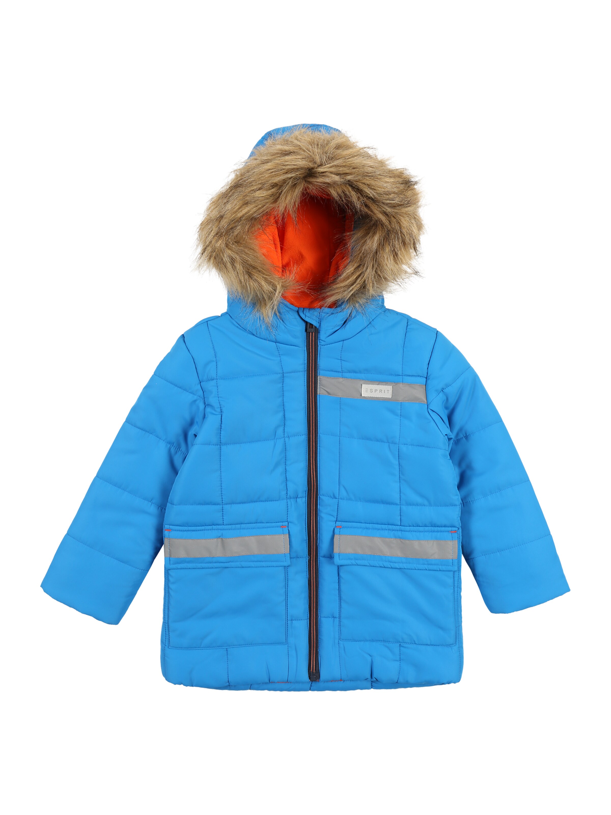 ESPRIT - Winterjas in de kleur Lichtblauw